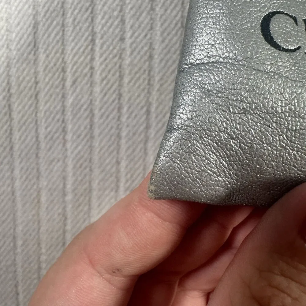 Vintage Christian Dior Sunglasses Case Glasses Case Silver Lunettes De Soleil